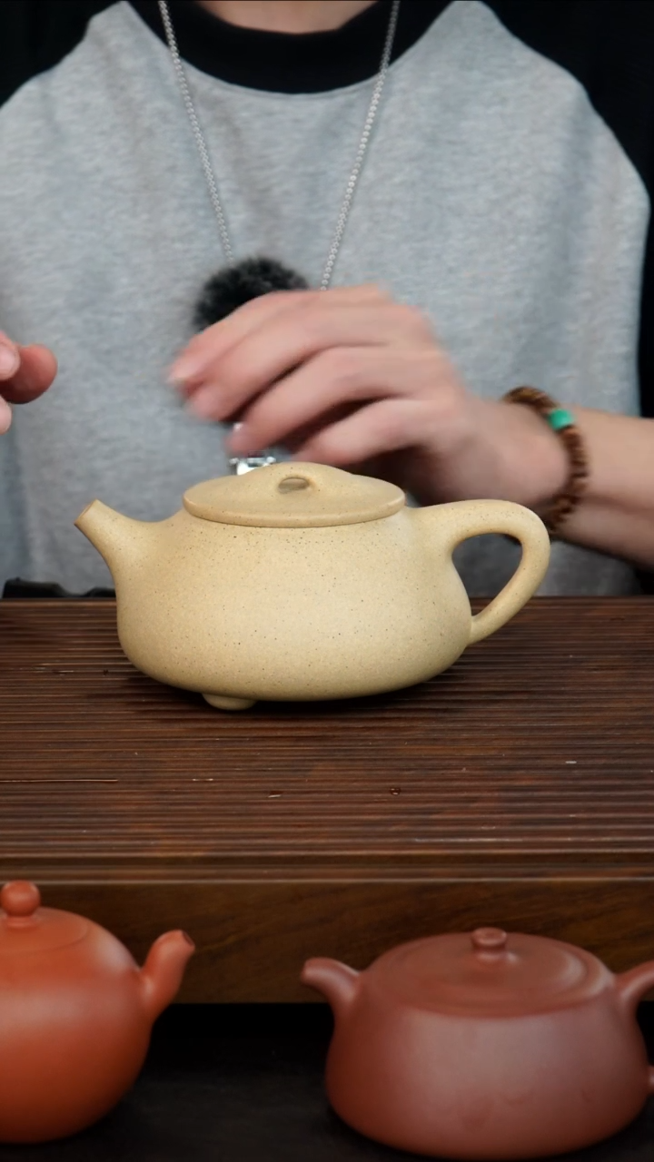 【闪购商品】绿泥茶壶全手活动款满瓢