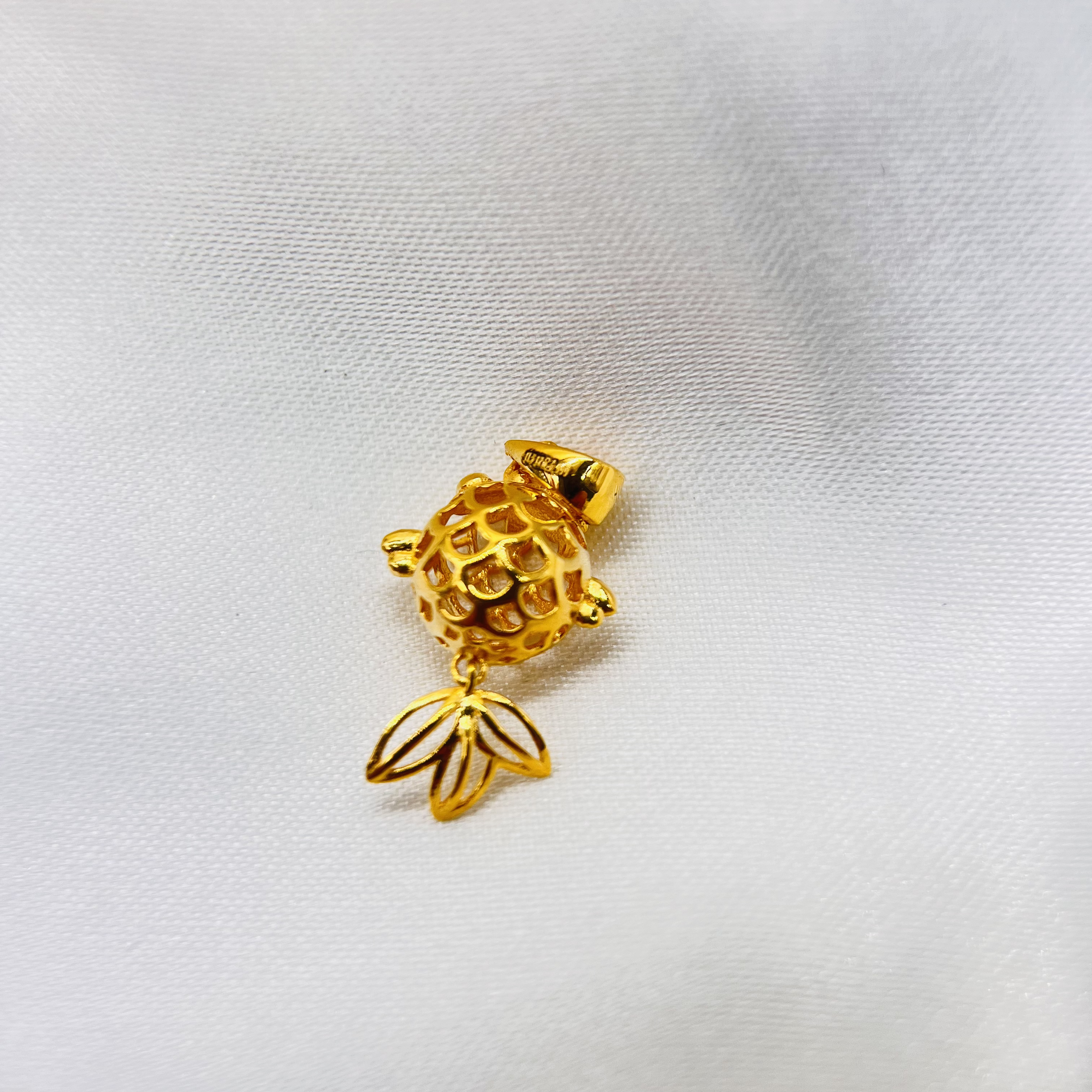 足金饰品/镂空金鱼/1.40/B111011-1.40/q(克重多退少补)