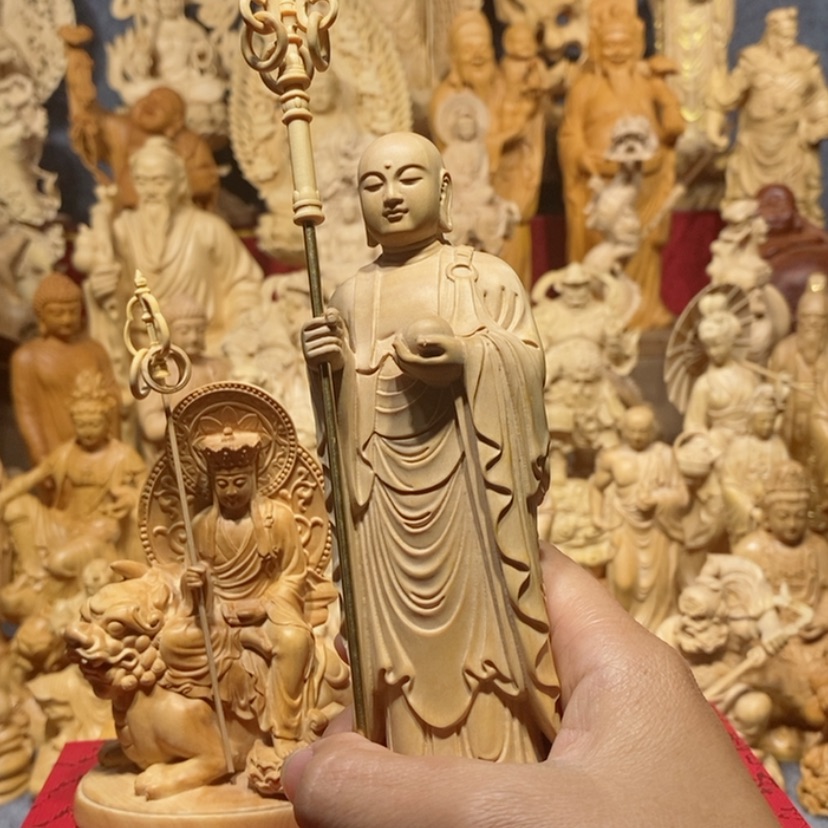 【闪购商品】黄杨木9****0地藏王