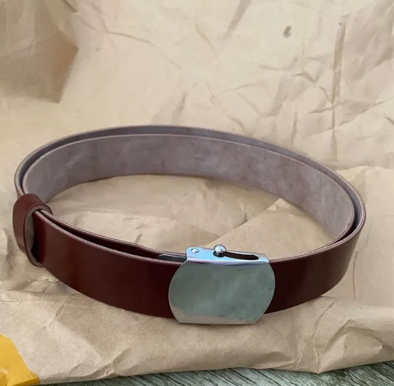 人造革腰带经典老库存内腰带全长98厘米左右