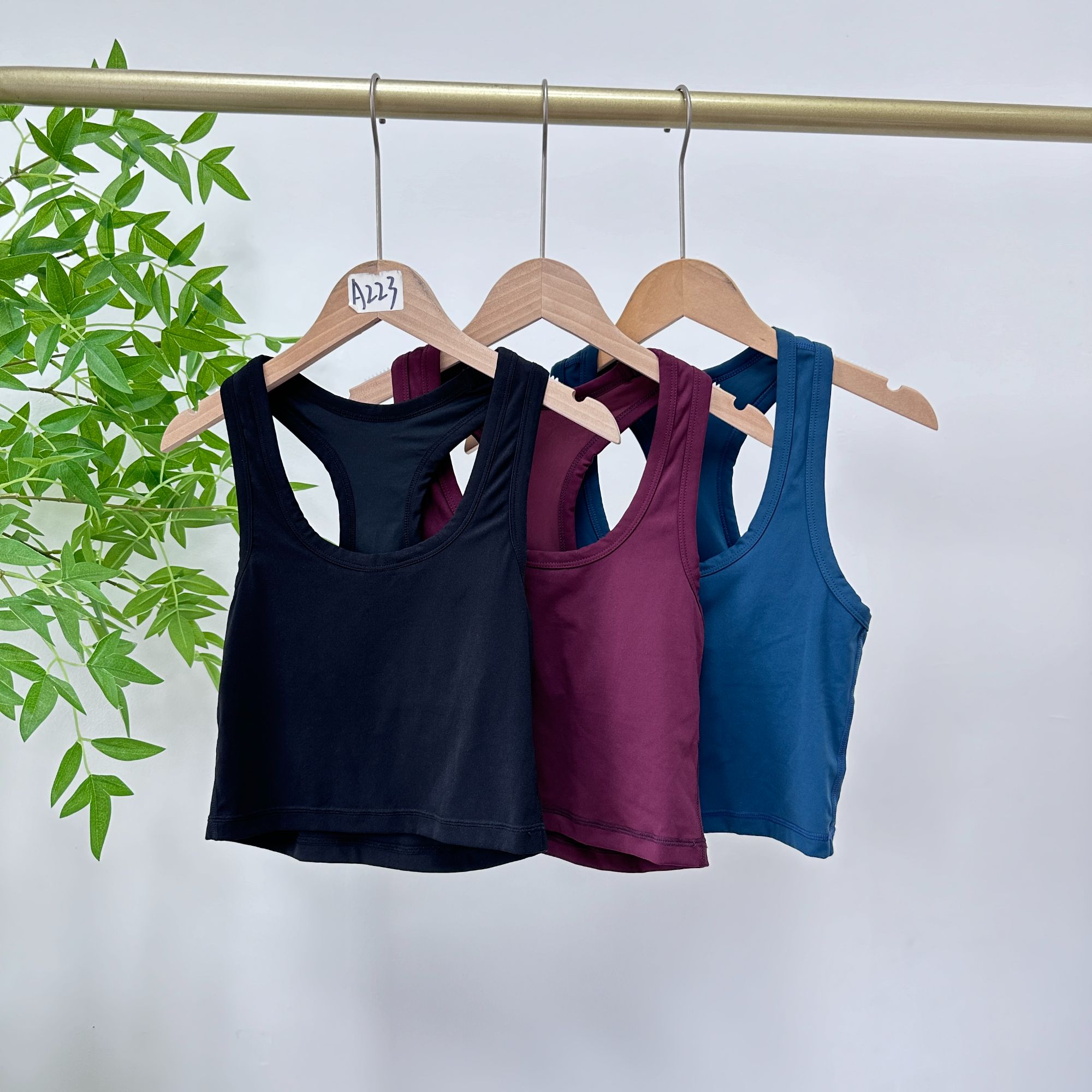 宠粉福利瑜伽工字美背紧身中高强度跑步运动健身服