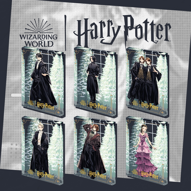 泡泡玛特共鸣-哈利 · 波特-舞会系列-流沙亚克力盲盒摆件流麻