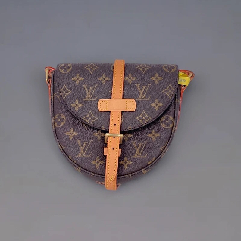 95新 LouisVuitton/路易威登 植鞣革换新 盾牌 单肩包 31424