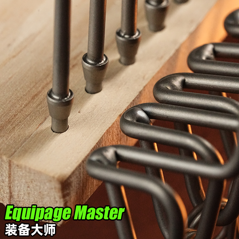 钛合金路亚装备鱼扣配件伸缩直尾磨尖鳡鱼鲢鳙鳜鱼巨物扣承重海水