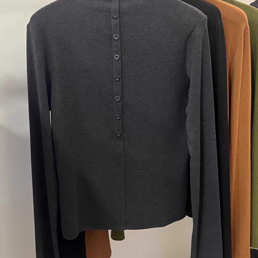 高领加厚德绒百搭打底衫