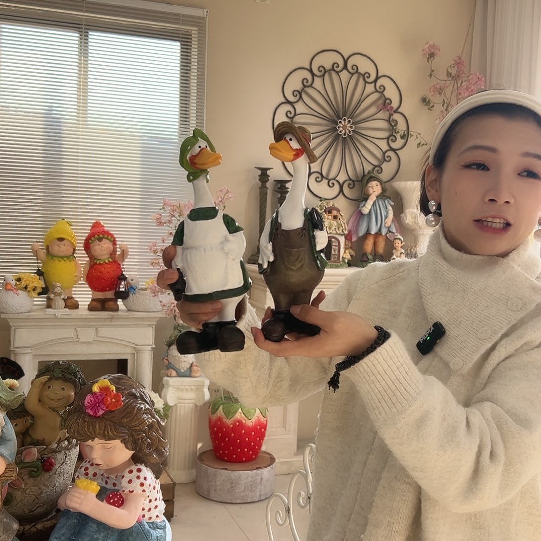 花园摆件红红火火