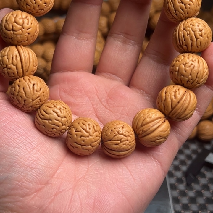 桃核手串海*哥肉纹元宝