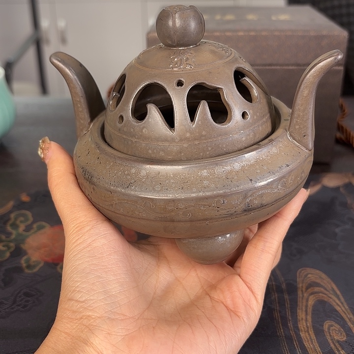 龙泉云间青瓷小米茶器