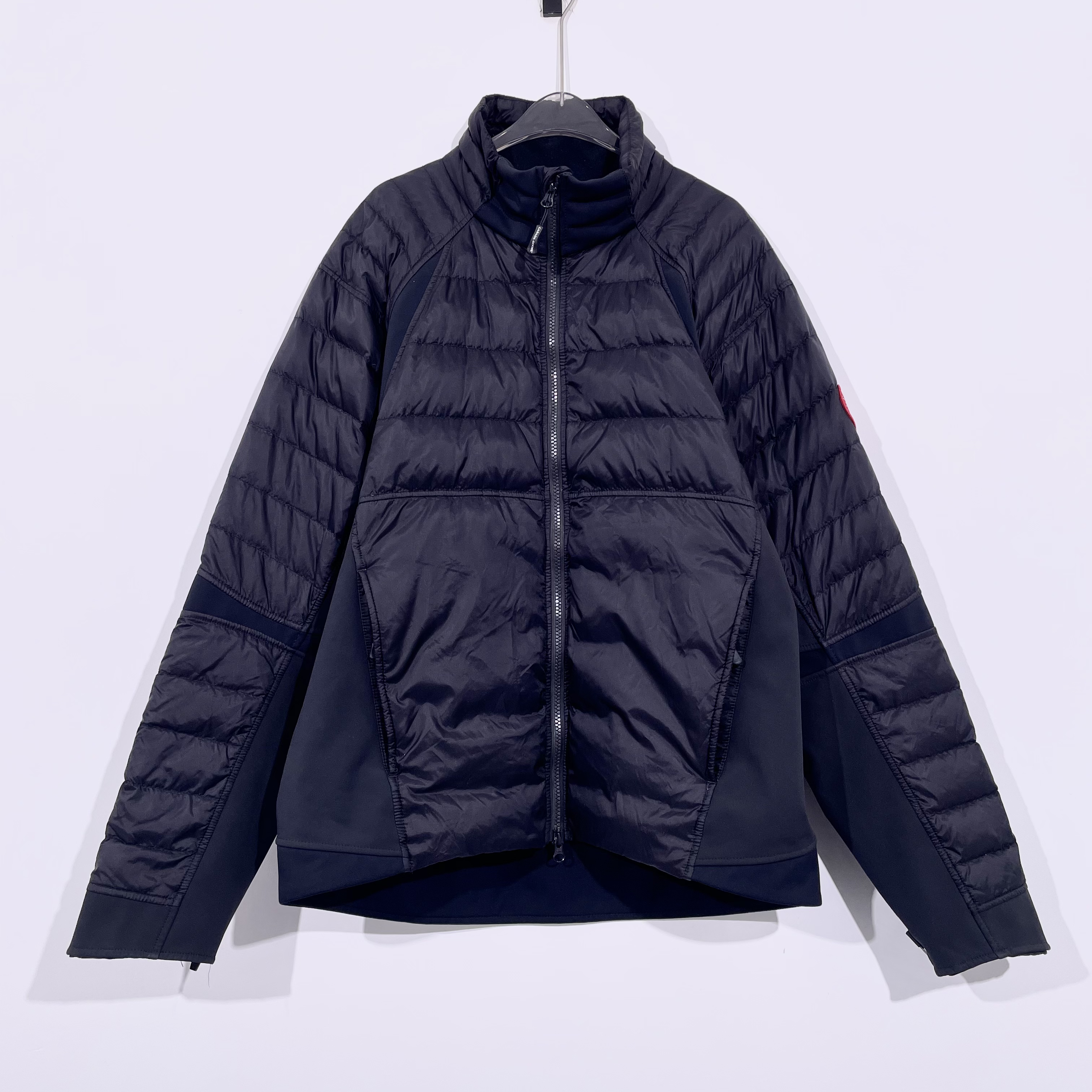 99新 CANADA GOOSE 加拿大鹅黑色羽绒服/L码/A00374