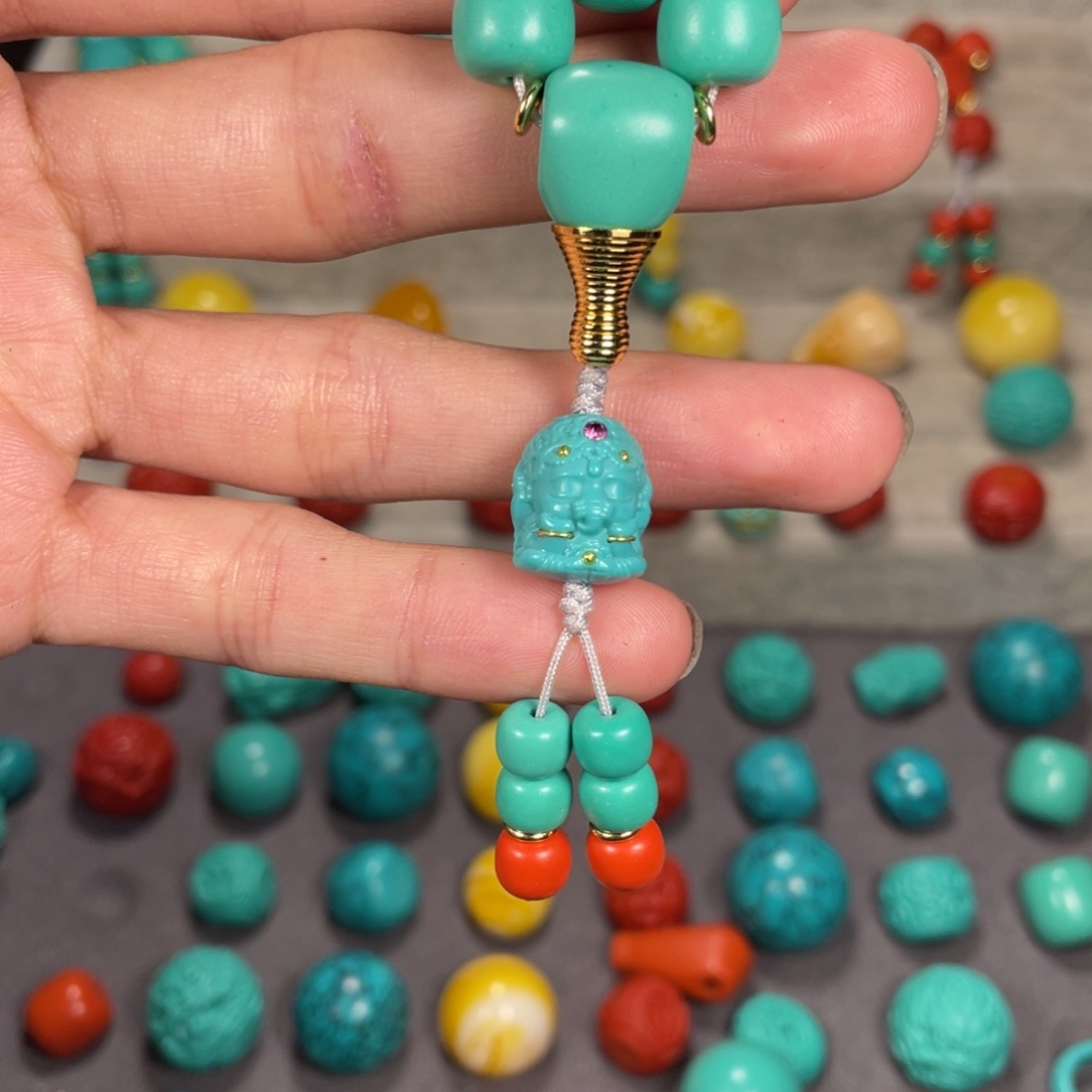 玛瑙/玉髓合金绿色带个片