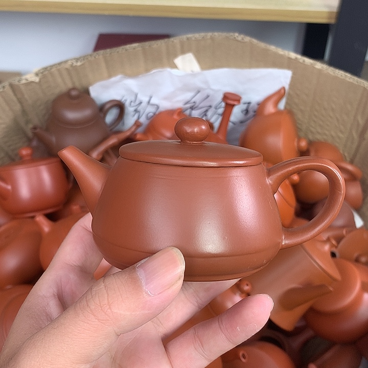 茶壶紫砂原矿朱泥茶壶茶具家用140