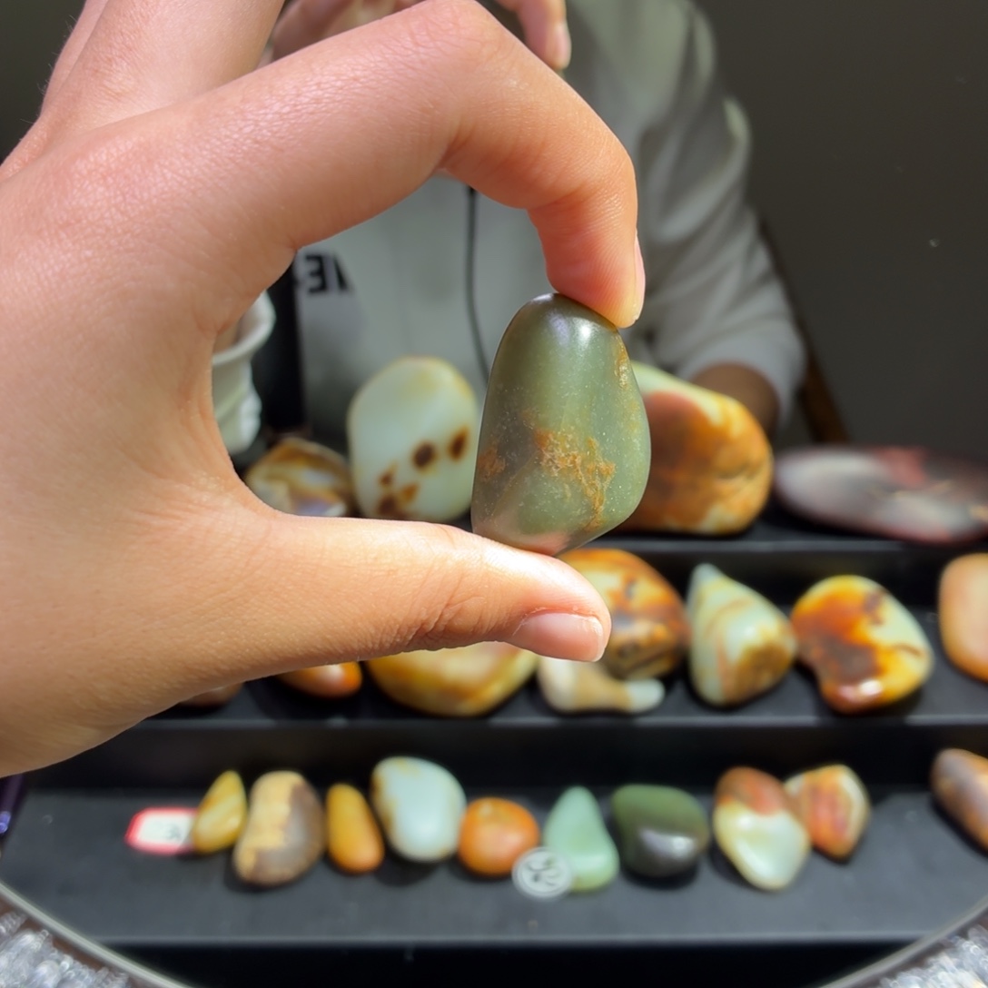 和田玉未镶嵌挂件23