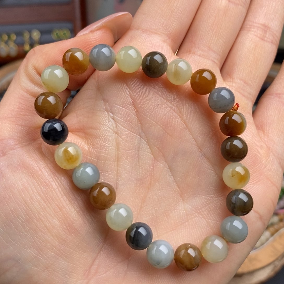 和田玉新疆楼兰手串未镶嵌