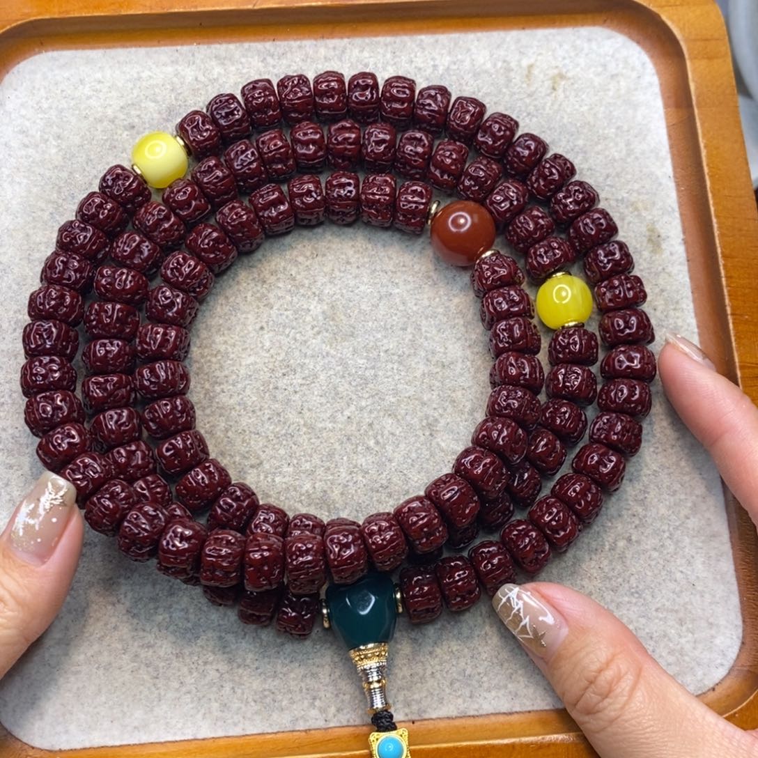 吊坠金刚菩提盘龙108 11