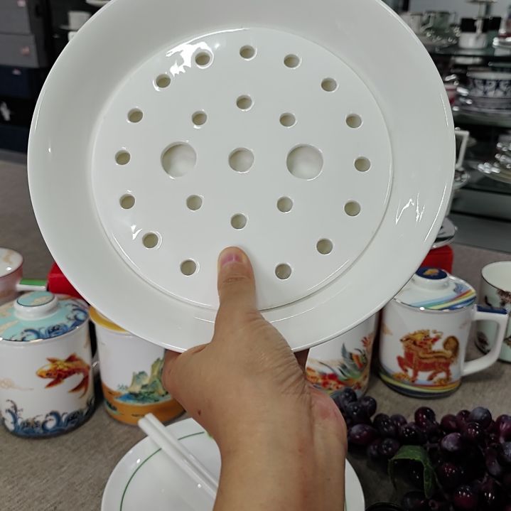36%以上骨粉骨瓷8寸饺子盘骨瓷
