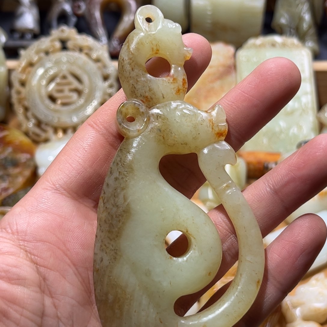 和田玉把件未镶嵌