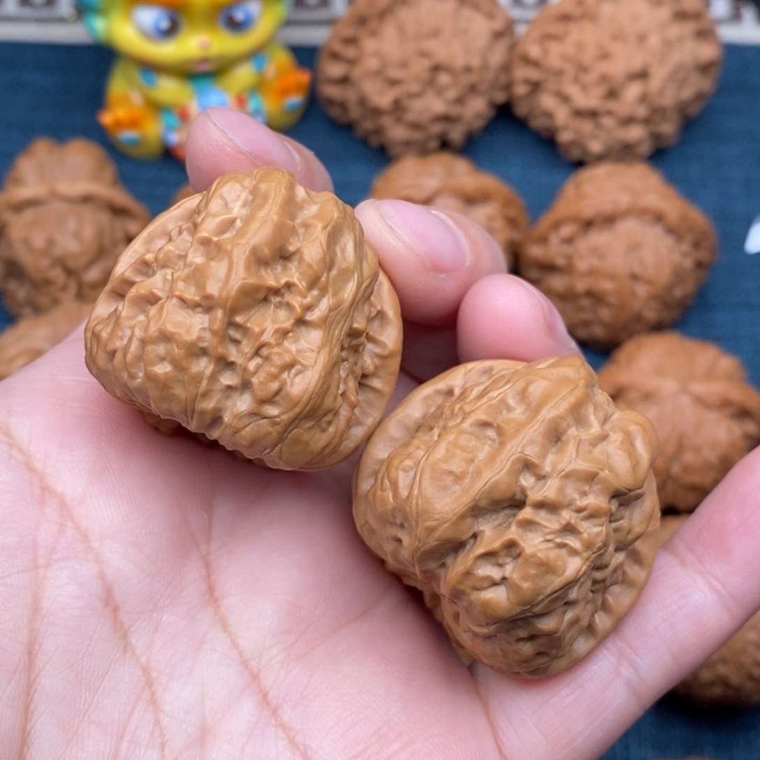 文玩核桃把件35延庆大肚肌肉蛙