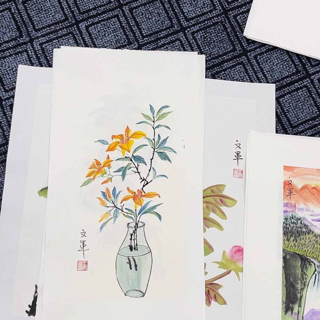 国画王文军老师小精品花鸟奇