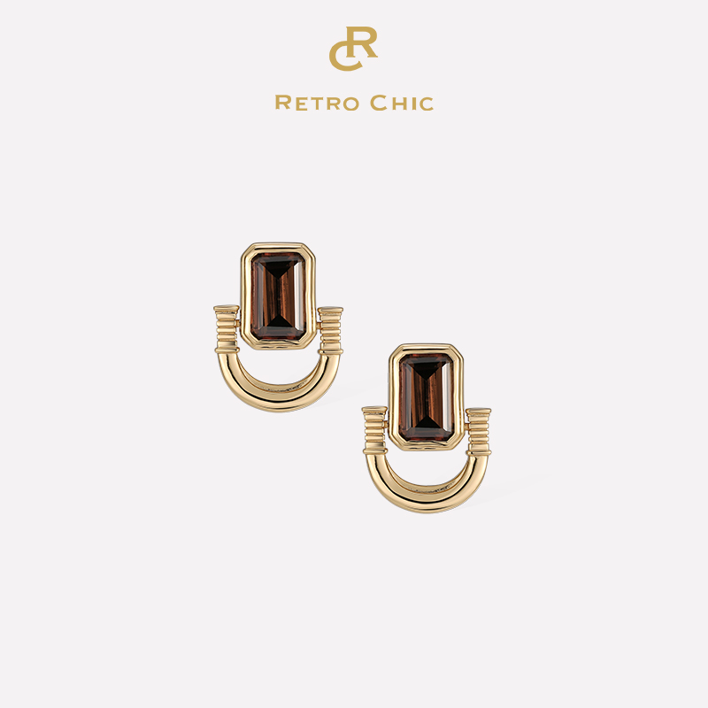铜合金耳饰 RC RETRO CHIC 复古时尚首饰 宙斯神庙耳环