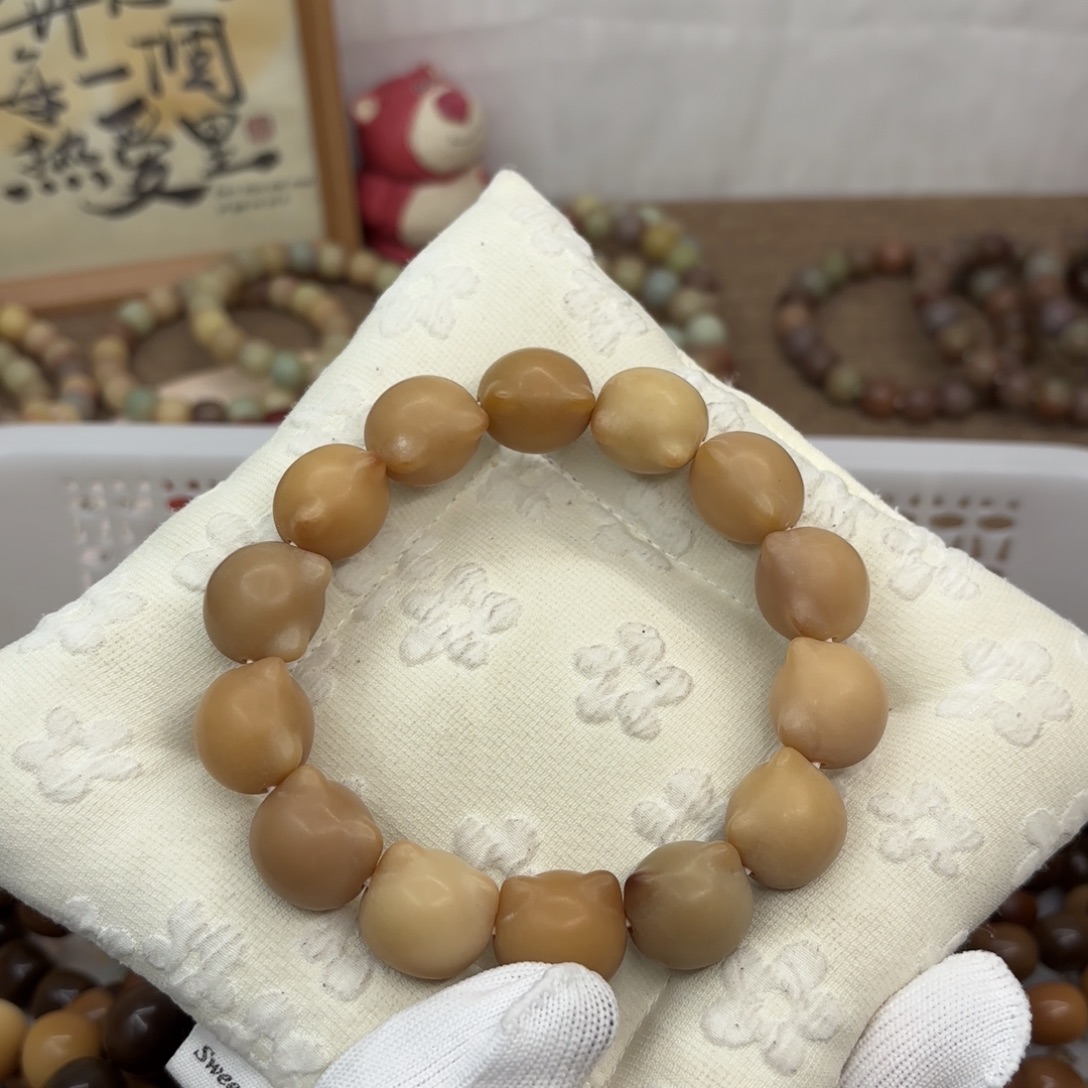 菩提根/象牙果吊坠18干磨落地果猫头默认瑕006