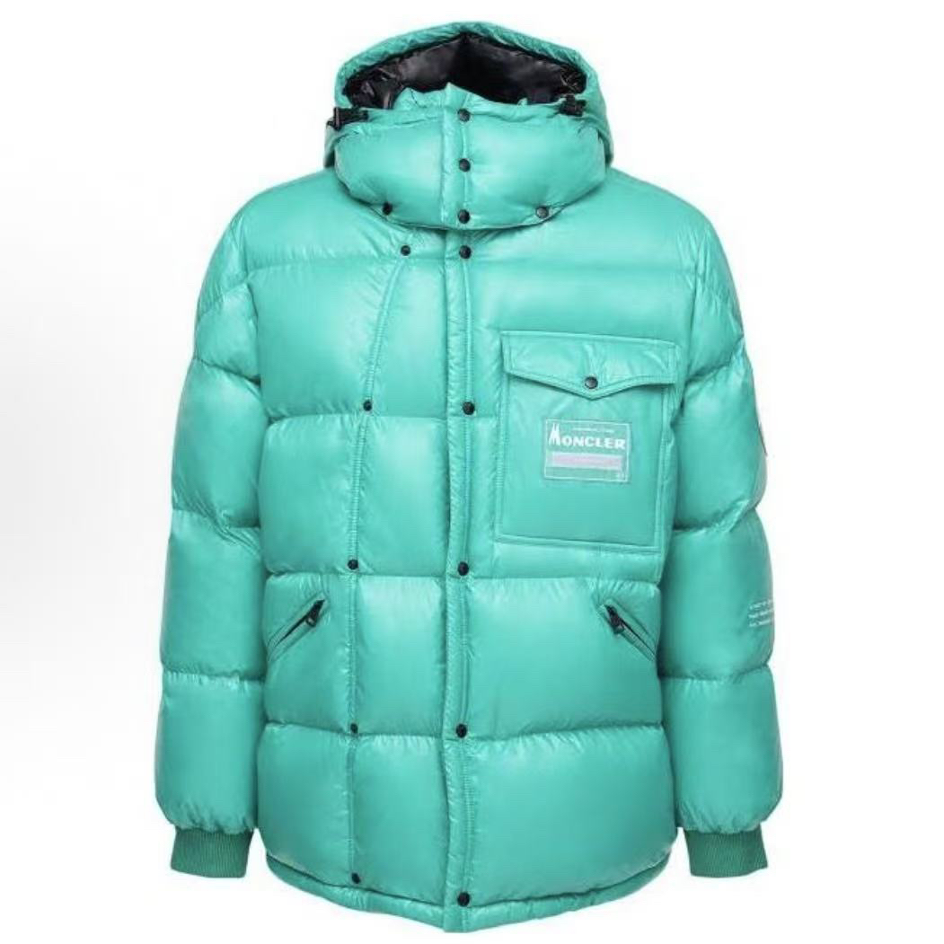 99新 MONCLER 藤原浩联名 绿色羽绒服 2码 AA10148