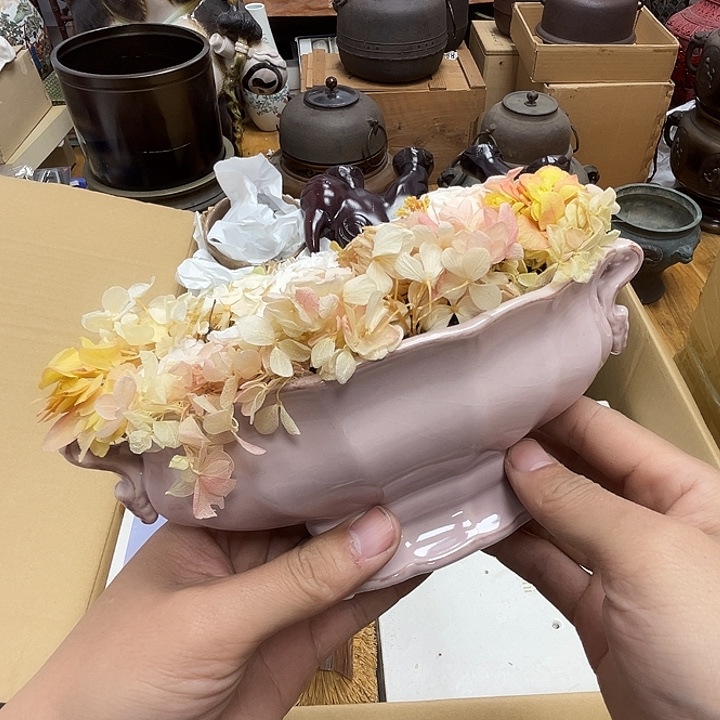 瓷片瓷器摆件工艺品摆件 