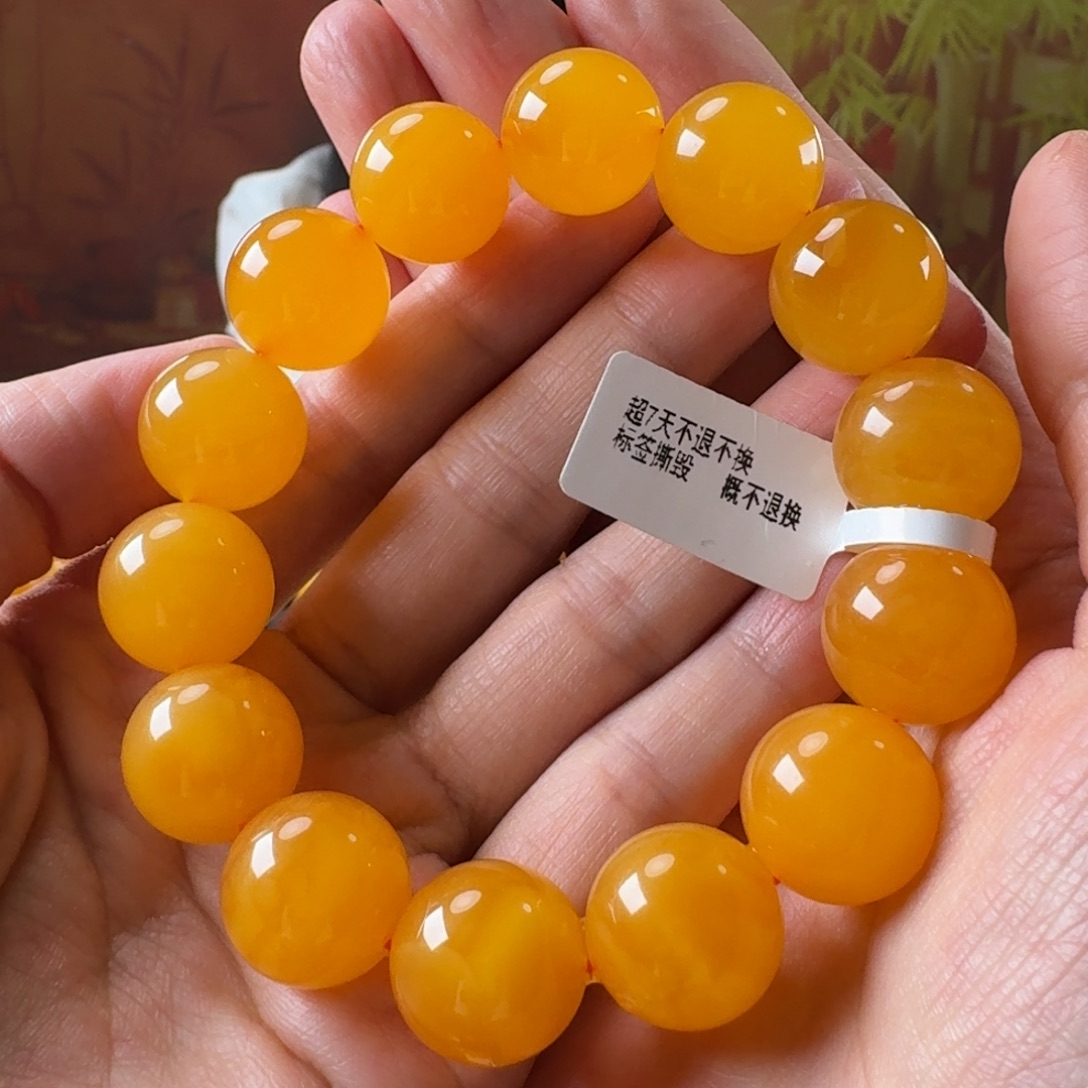 蜜蜡未镶嵌毛衣链