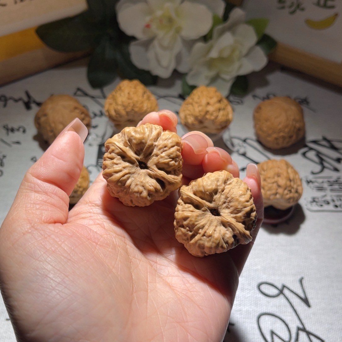 文玩核桃把件躺*33.5昌平蛤蟆头直播选购