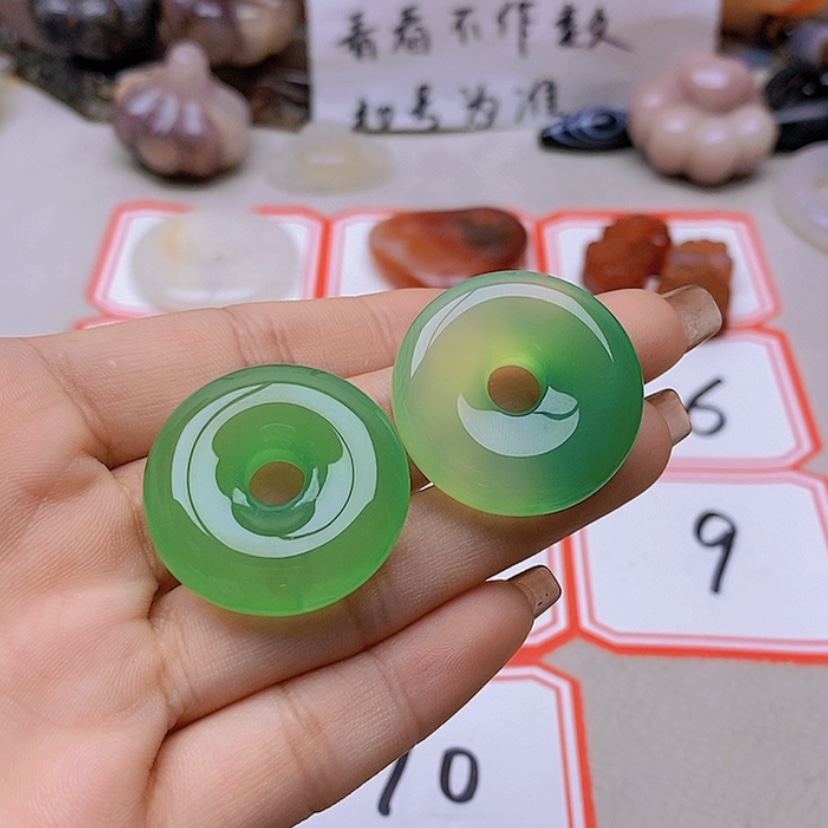 【闪购商品】未镶嵌玛瑙/玉髓珠宝半成品慢*