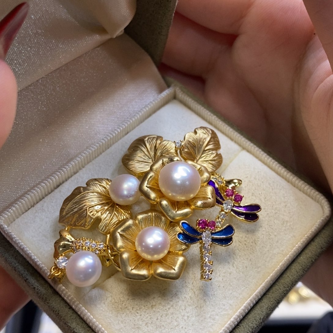 淡水珍珠胸饰未镶嵌微瑕