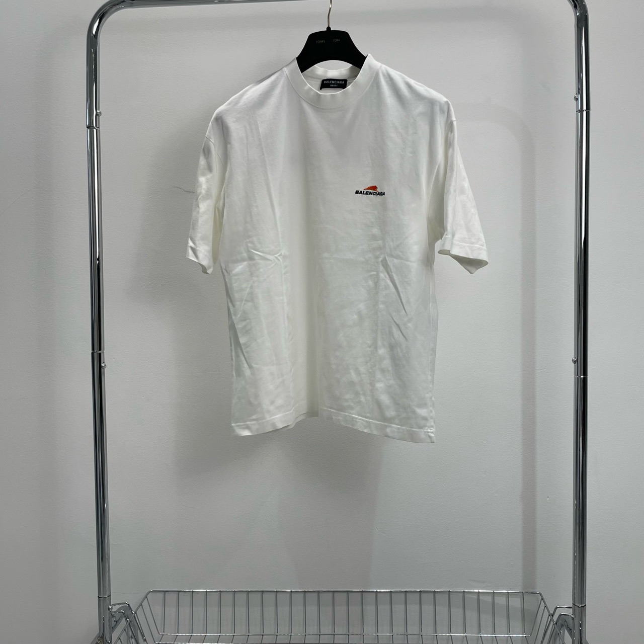 全新未使用 Balenciaga/巴黎世家 白色虎头短袖 YY00090 尺码xxs