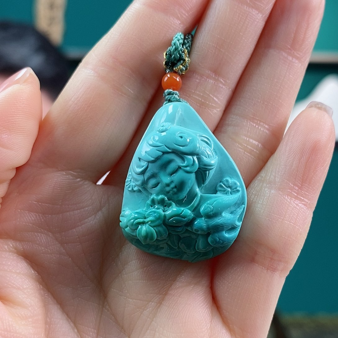 绿松石珠宝奇石未镶嵌