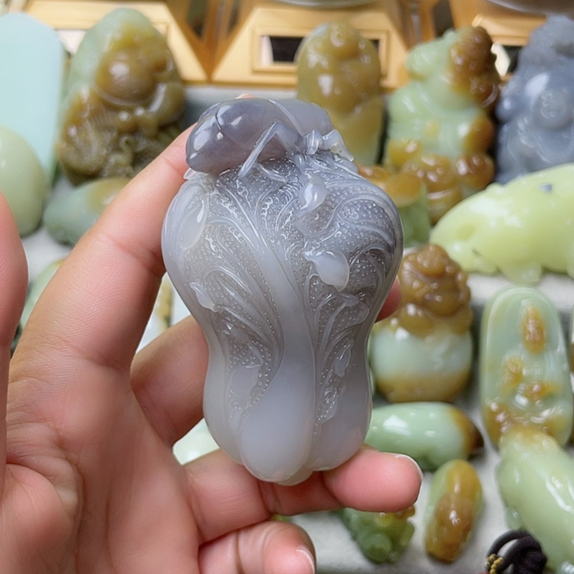 【闪购商品】未镶嵌和田玉挂件遗**角