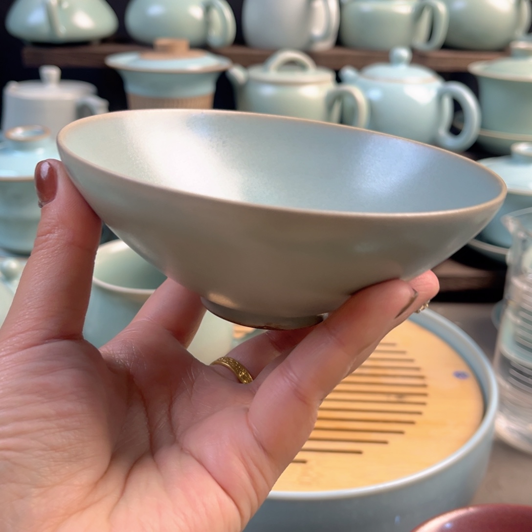 摆件陶瓷仿古釉纯手工原矿