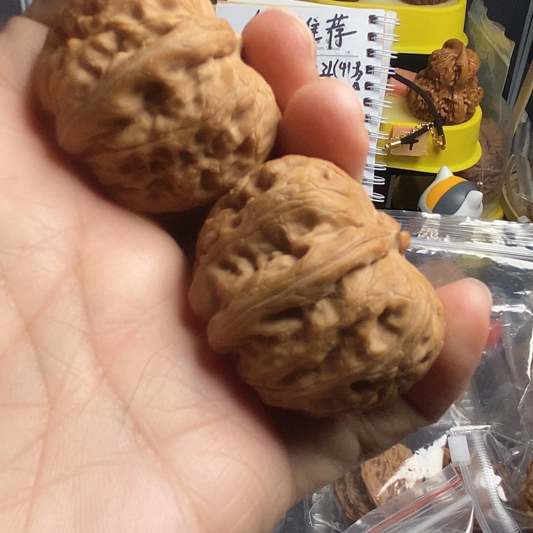 文玩核桃把件元宝42