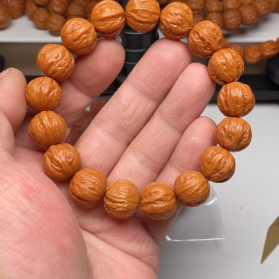 木质类文玩核桃1.6八棱