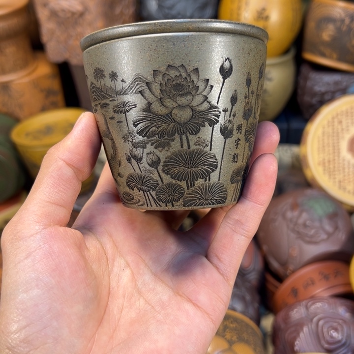 茶杯紫砂宜兴紫砂杯