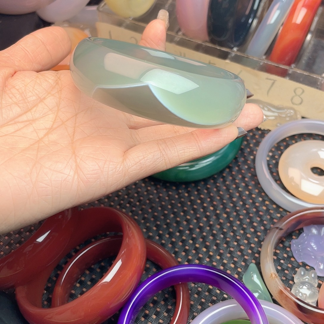 玛瑙/玉髓合金手镯