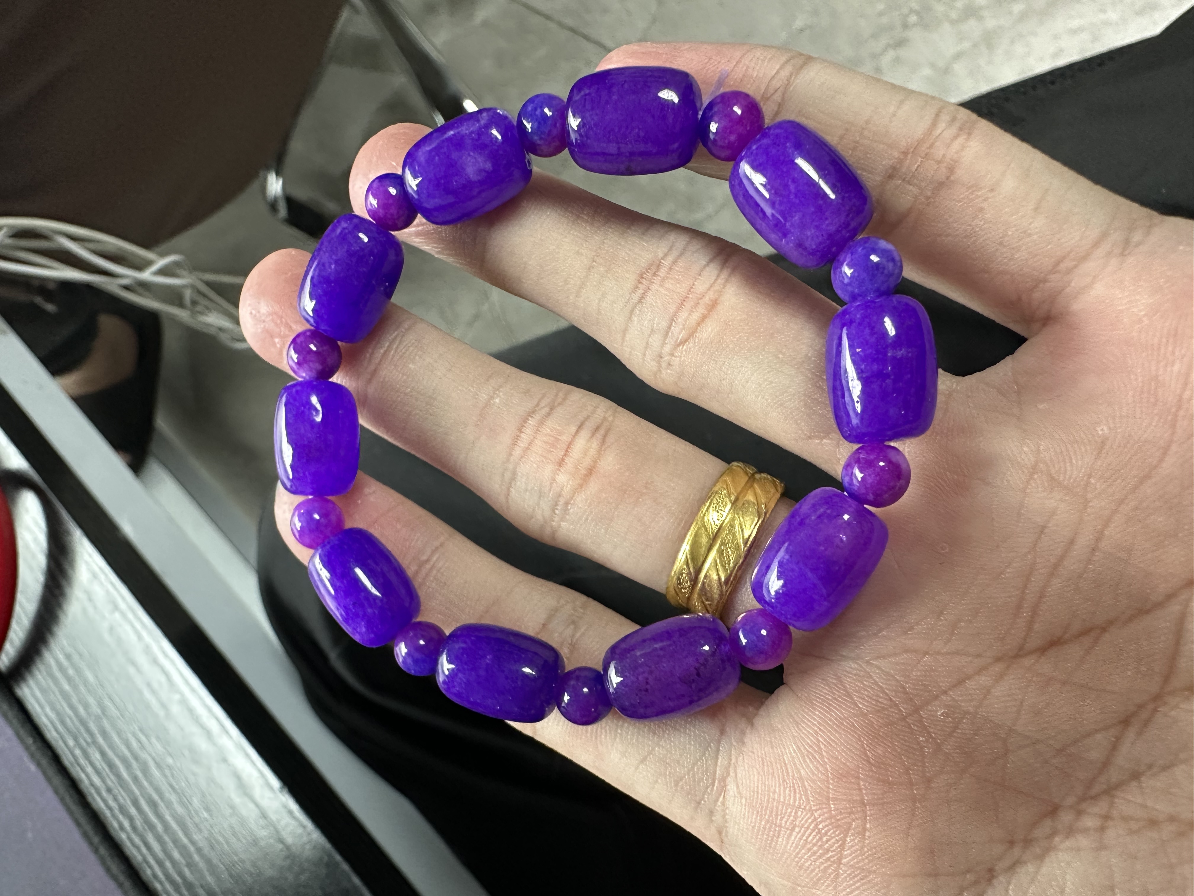 龙纹紫枣舒10M手串时尚百搭女款-660XC3807-5