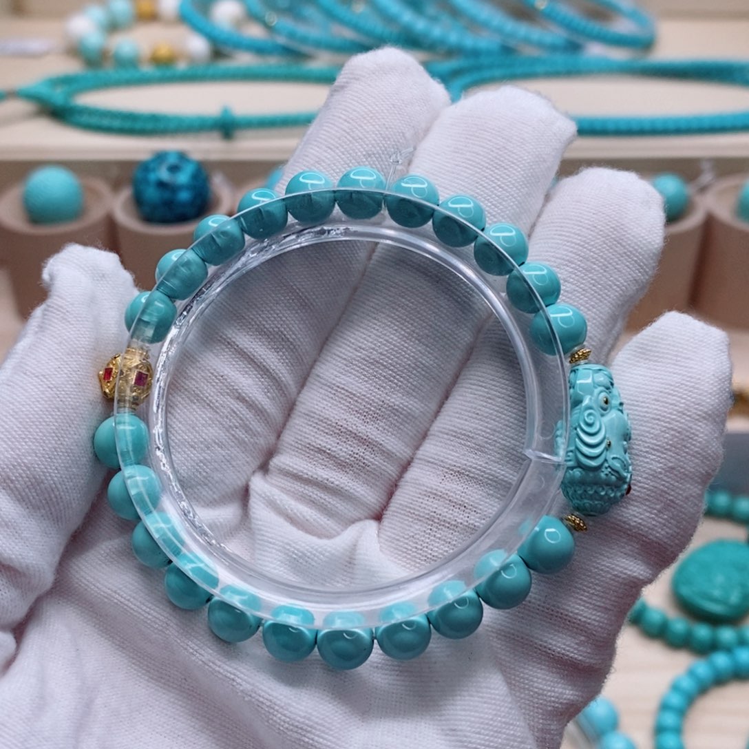 绿松石珠宝奇石未镶嵌