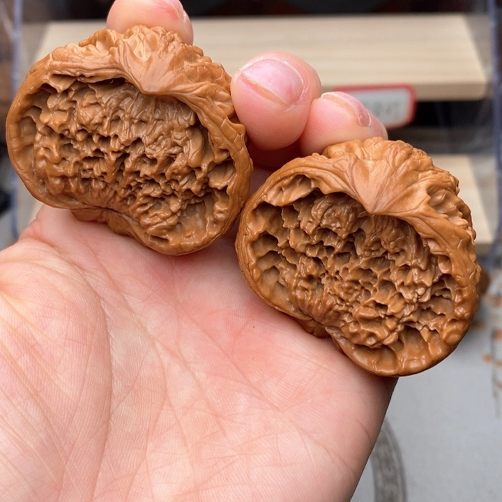 核桃把件蛤蟆头核桃