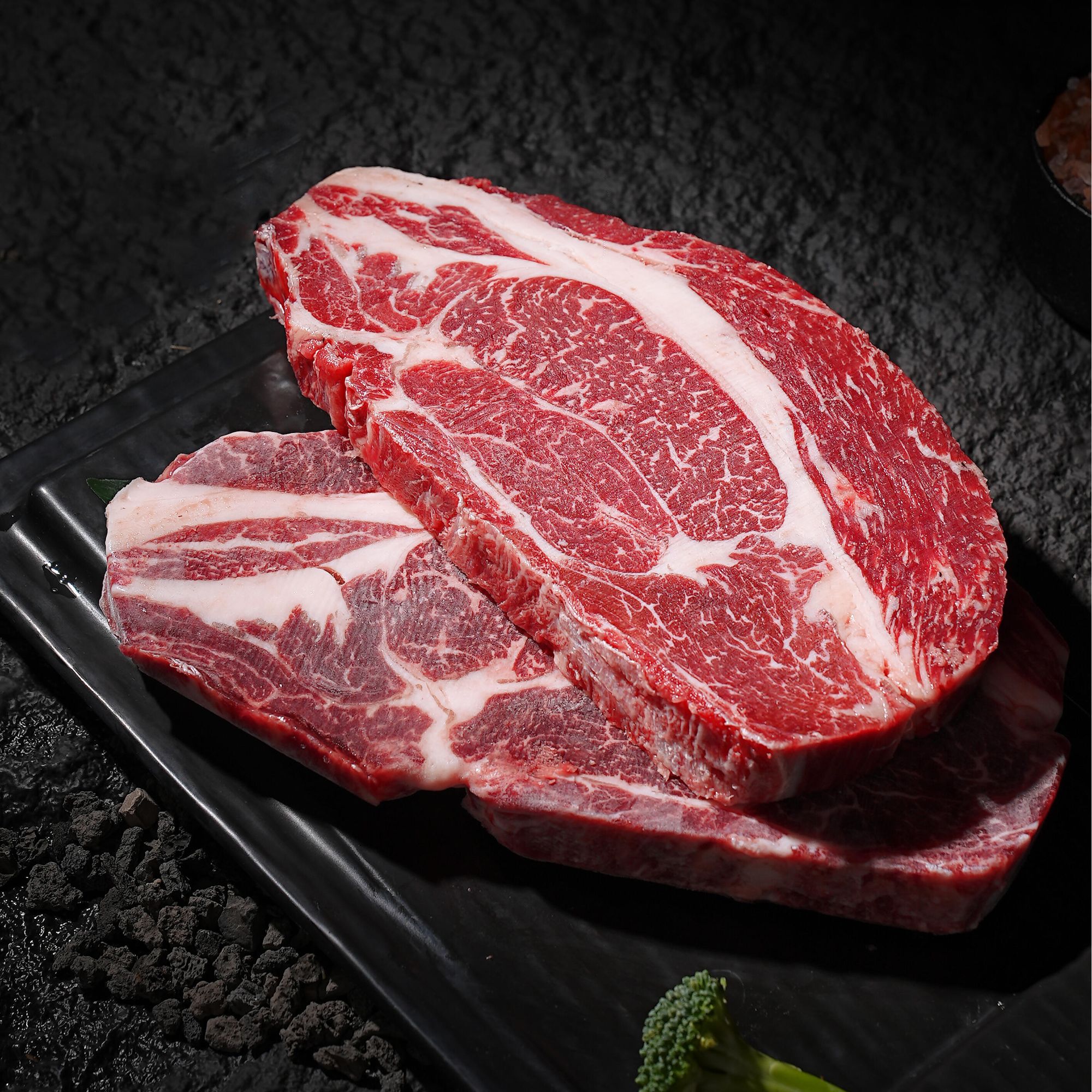 原切牛排【牛小满】谷饲安格斯原切牛上脑新鲜顺丰冷运包邮