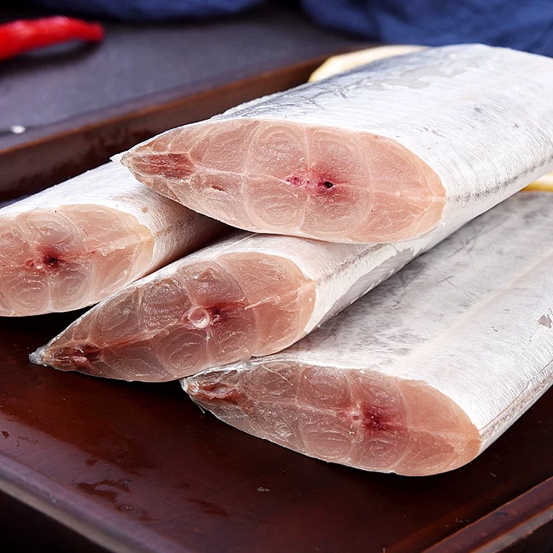 【顺丰发货】新鲜美味带鱼段去头去尾带鱼10段左右/包 400g/包*5包