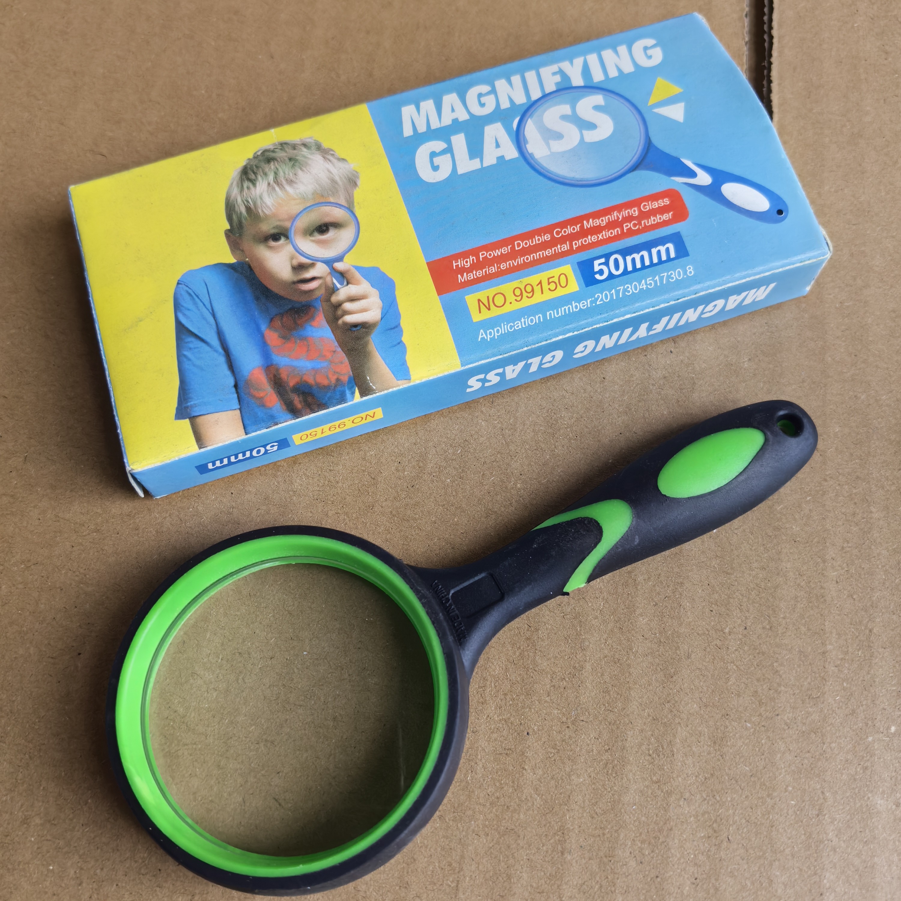 彩色防摔高清手持放大镜文具老人阅读