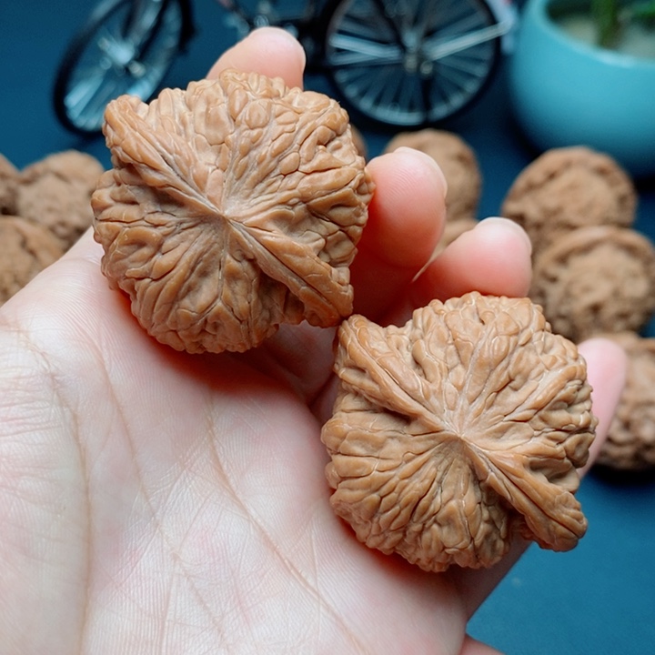 文玩核桃把件磨盘43全品