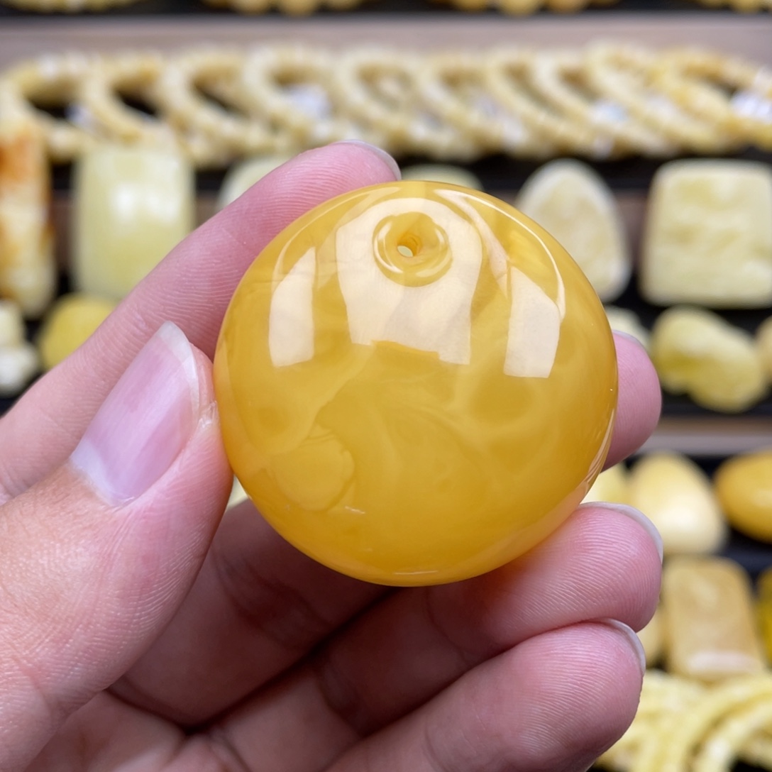 琥珀未镶嵌裸石琥珀蜜蜡