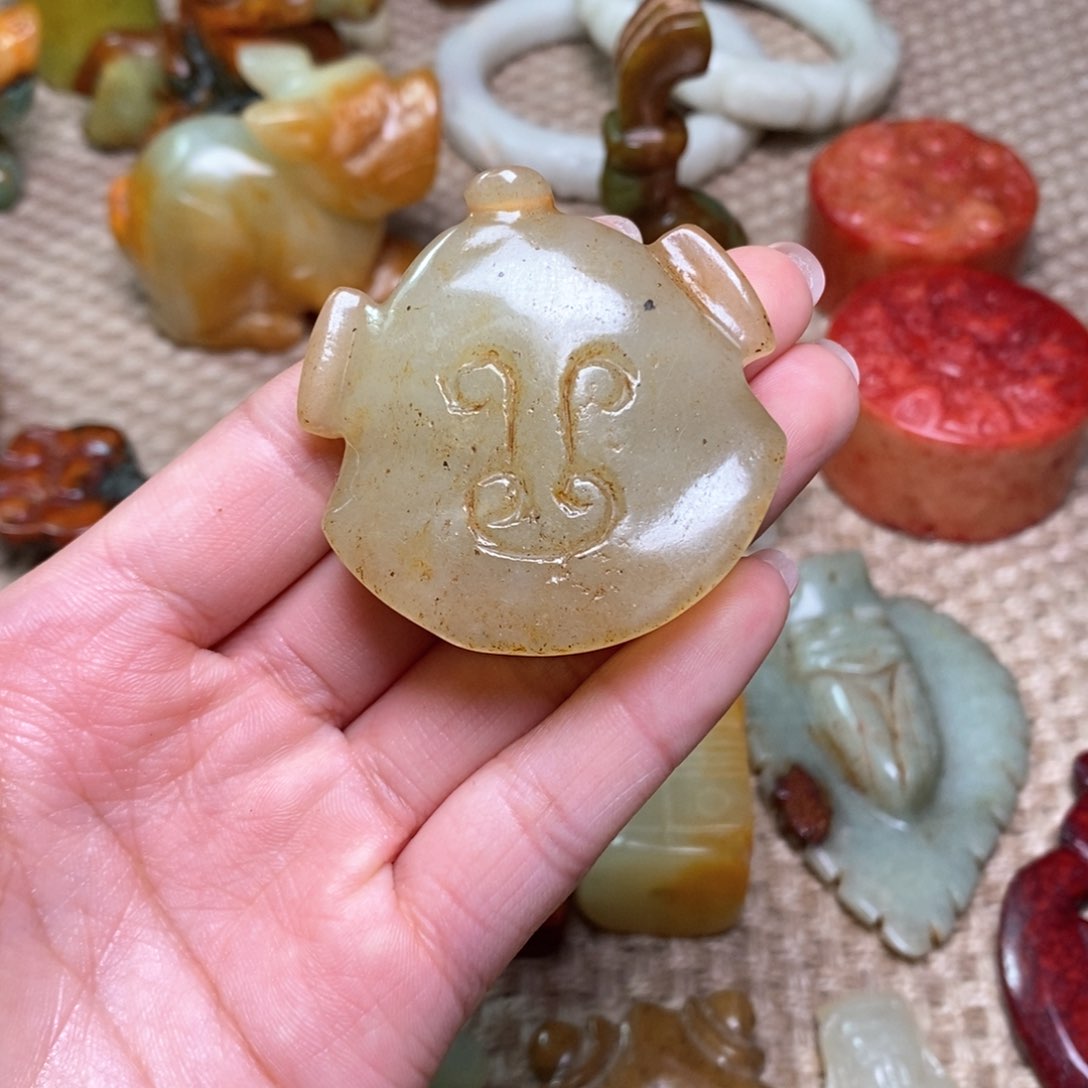 白玉菩提吊坠白玉菩提白玉菩提摆件