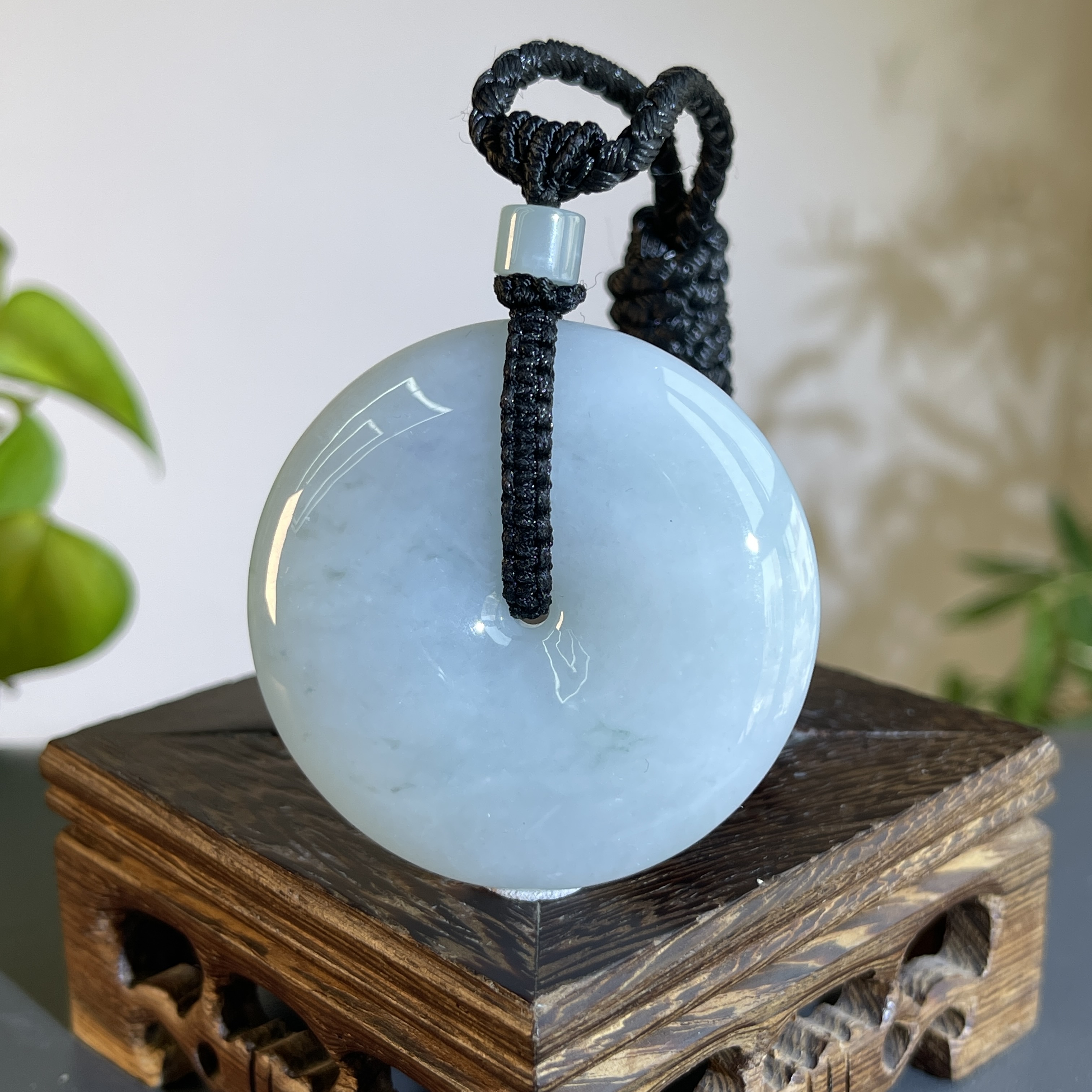 JXW17-135 天然翡翠缅甸A货 平安扣