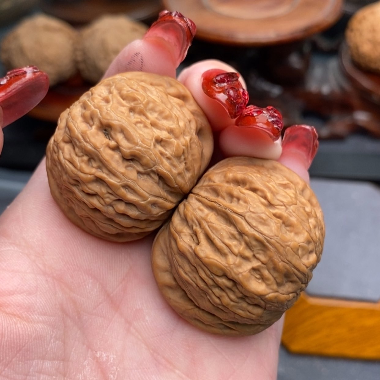 【闪购商品】文玩核桃吊坠铁锤38全品