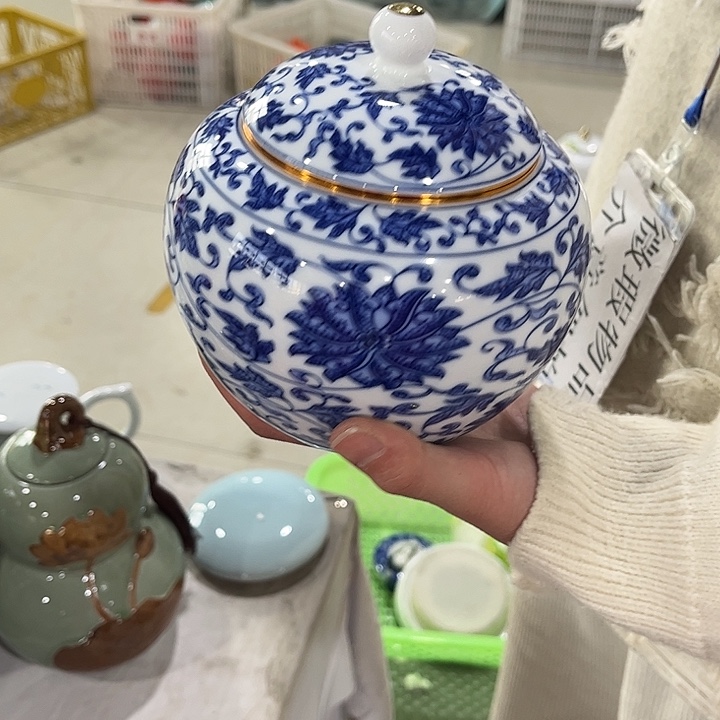 其他陶瓷茶叶罐密封罐摆件